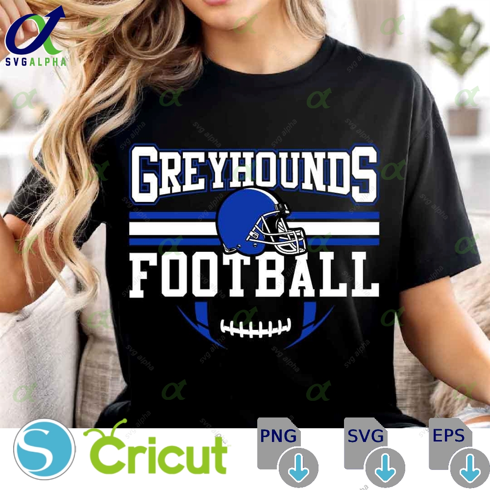 Greyhounds Mascot Svg Png Greyhounds Football Svg Varsity Greyhounds Shirt School Spirit Mascot Svg Football Cheer Svg Football Mom